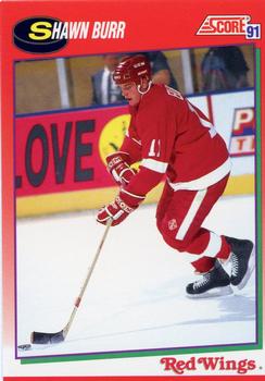 1991-92 Score Canadian English #54 Shawn Burr Front