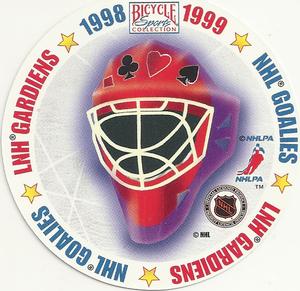 1998-99 Bicycle NHL Hockey Aces Goalies #A♦ Dominik Hasek Back