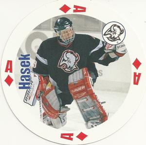 1998-99 Bicycle NHL Hockey Aces Goalies #A♦ Dominik Hasek Front