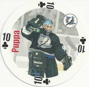 1998-99 Bicycle NHL Hockey Aces Goalies #10♣ Daren Puppa Front