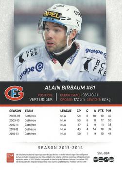 2013-14 PCAS Swiss National League #SNL-084 Alain Birbaum Back