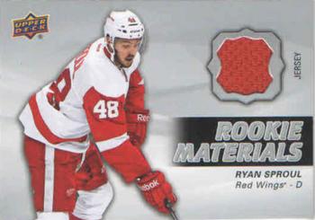 2014-15 Upper Deck - Rookie Materials #RM14 Ryan Sproul Front