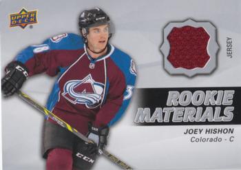 2014-15 Upper Deck - Rookie Materials #RM31 Joey Hishon Front