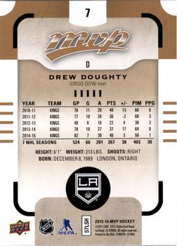 2015-16 Upper Deck MVP #7 Drew Doughty Back