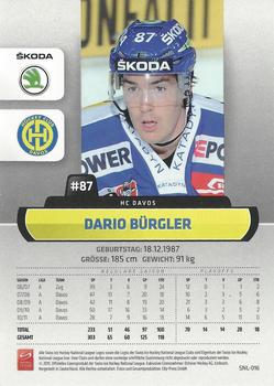 2011-12 PCAS Swiss National League #SNL-016 Dario Bürgler Back