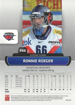 2011-12 PCAS Swiss National League #SNL-022 Ronnie Rüeger Back
