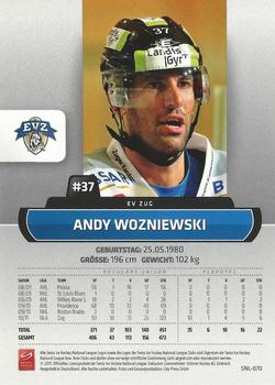 2011-12 PCAS Swiss National League #SNL-070 Andy Wozniewski Back