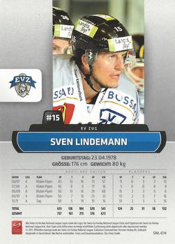 2011-12 PCAS Swiss National League #SNL-074 Sven Lindemann Back