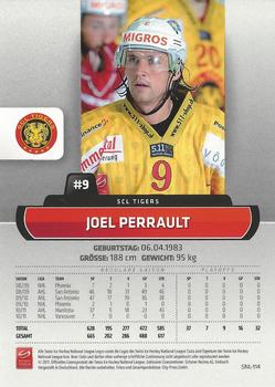 2011-12 PCAS Swiss National League #SNL-114 Joel Perrault Back