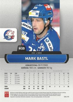 2011-12 PCAS Swiss National League #SNL-141 Mark Bastl Back