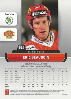 2011-12 PCAS Swiss National League #SNL-180 Eric Beaudoin Back