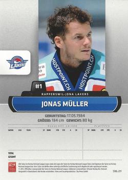 2011-12 PCAS Swiss National League #SNL-211 Jonas Müller Back