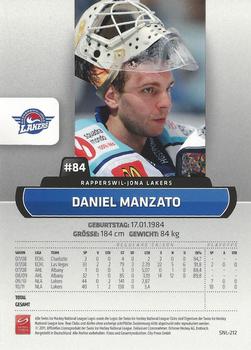 2011-12 PCAS Swiss National League #SNL-212 Daniel Manzato Back