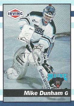 1992-93 Irving Maine Black Bears (NCAA) #18 Mike Dunham Front