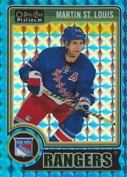 2014-15 O-Pee-Chee Platinum - Blue Cube #43 Martin St. Louis Front