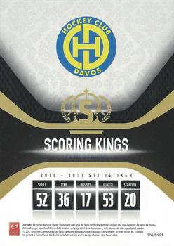 2011-12 PCAS Swiss National League - Scoring Kings #SNL-SK04 Petr Sykora Back