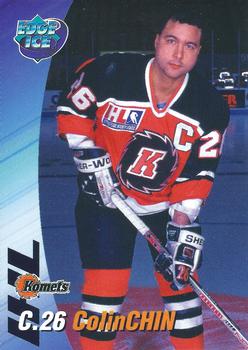 1995-96 Edge Ice Fort Wayne Komets (IHL) #NNO Colin Chin Front