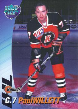 1995-96 Edge Ice Fort Wayne Komets (IHL) #NNO Paul Willett Front
