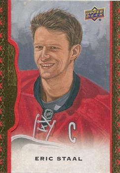 2014-15 Upper Deck Masterpieces - Framed Red Cloth #7 Eric Staal Front
