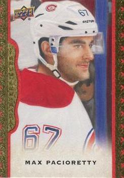 2014-15 Upper Deck Masterpieces - Framed Red Cloth #18 Max Pacioretty Front