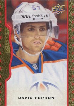 2014-15 Upper Deck Masterpieces - Framed Red Cloth #71 David Perron Front