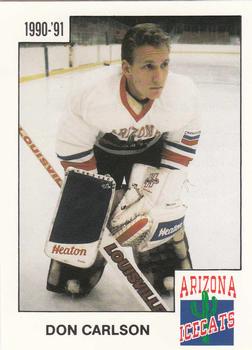 1990-91 Arizona Icecats (ACHA) #NNO Don Carlson Front