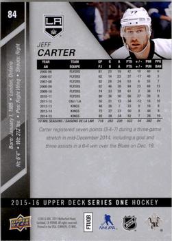 2015-16 Upper Deck #84 Jeff Carter Back