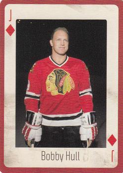 2005 Hockey Legends Chicago Blackhawks Playing Cards #J♦ Bobby Hull Front