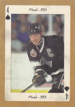 2005 Hockey Legends Wayne Gretzky Playing Cards #4♠ Finals - 1993 Front