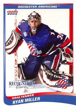 2003-04 Choice Rochester Americans (AHL) #14 Ryan Miller Front
