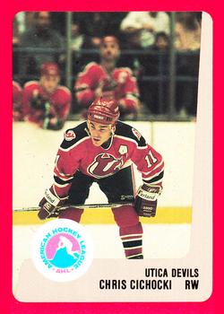 1988-89 ProCards Utica Devils (AHL) #NNO Chris Cichocki Front