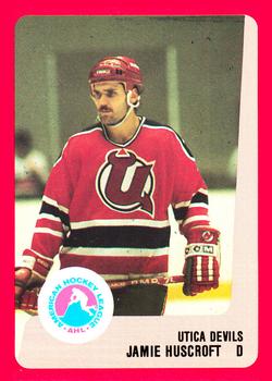 1988-89 ProCards Utica Devils (AHL) #NNO Jamie Huscroft Front