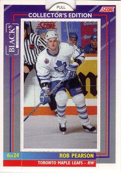 1993-94 Score Black's Toronto Maple Leafs Pop-Ups #6 Rob Pearson Front