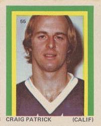 1972-73 Eddie Sargent NHL Players Stickers #55 Craig Patrick Front