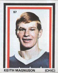 1972-73 Eddie Sargent NHL Players Stickers #57 Keith Magnuson Front