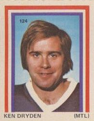 1972-73 Eddie Sargent NHL Players Stickers #124 Ken Dryden Front
