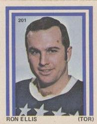 1972-73 Eddie Sargent NHL Players Stickers #201 Ron Ellis Front
