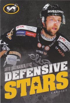 2015-16 Cardset Finland - Defensive Stars #DS7 Arto Laatikainen Front