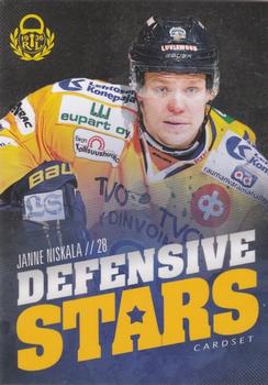 2015-16 Cardset Finland - Defensive Stars #DS8 Janne Niskala Front