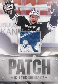 2015-16 Cardset Finland - Patch Series 1 Exchange #NNO Tero Koskiranta Front