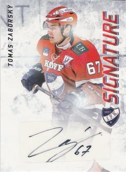 2015-16 Cardset Finland - Signature #NNO Tomas Zaborsky Front