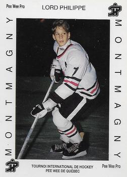 1992 Quebec International Pee-Wee Tournament #0070 Philippe Lord Front
