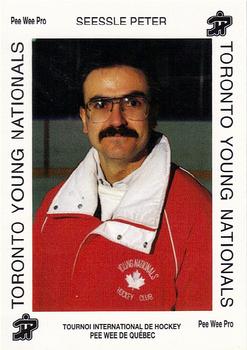 1992 Quebec International Pee-Wee Tournament #0249 Peter Seessle Front