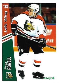 1996-97 Halifax Mooseheads (QMJHL) Series I #NNO Ryan Rowell Front