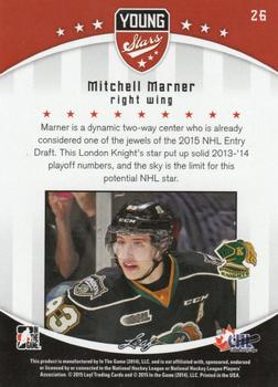 2015 In The Game CHL Draft #26 Mitch Marner Back