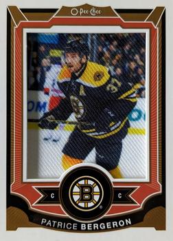 2015-16 O-Pee-Chee - Manufactured Patches #P-4 Patrice Bergeron Front
