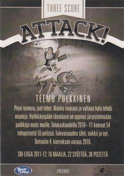 2012-13 Cardset Finland - Promo Cards #NNO Teemu Pulkkinen Back