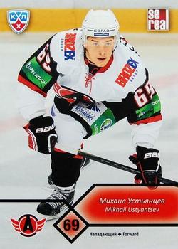 2012-13 Sereal KHL Basic Series #AVT-017 Mikhail Ustyantsev Front