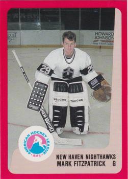 1988-89 ProCards New Haven Nighthawks (AHL) #NNO Mark Fitzpatrick Front