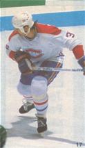 1987-88 Vachon Montreal Canadiens Stickers #17 Mike McPhee Front